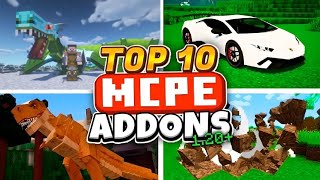 Top 10 BEST Addons For Minecraft Bedrock 120 [upl. by Charron]