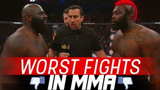 The Worst Fights In MMA [upl. by Crespo]