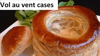 Making pastry vol au vent cases  puff pastry recipes  volauvents [upl. by Urbain]