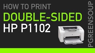 Duplex Printing on HP Laser Jet P1102 [upl. by Bills]