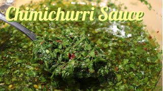 Authentic Chimichurri Sauce Recipe [upl. by Denice]