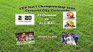 2020 CFP National Championship 3 Clemson v 1 LSU One Hour [upl. by Thomajan]