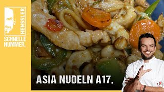 Schnelles Asia Nudeln A17Rezept von Steffen Henssler [upl. by Oizirbaf]