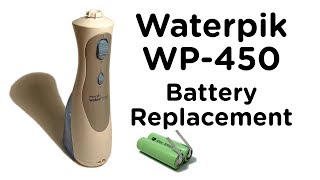 Waterpik WP450 Water Flosser Battery Replacement Guide [upl. by Aitnecserc116]