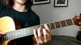 Clementine  Elliott Smith FULL SONG LessonTutorial [upl. by Netti]