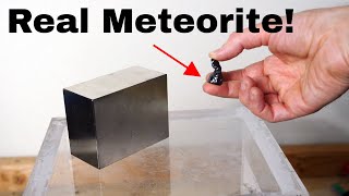 Using a Giant Neodymium Magnet To Find Real Meteorites [upl. by Chalmer]