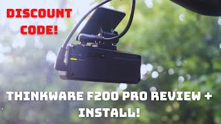 Thinkware F200 Pro FrontRear Dashcam Install amp Review F30F80 Chassis Guide [upl. by Hgielra]