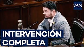 JUICIO PROCÉS Intervención completa de Gabriel Rufián [upl. by Naginnarb980]