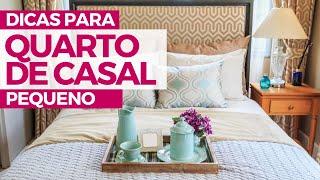 17 DICAS para Quarto de Casal Pequeno  SIMPLICHIQUE [upl. by Yekcor650]