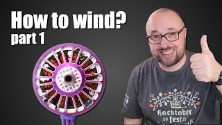 How to wind and rewind an RC brushless motor  part 1 [upl. by Arec]