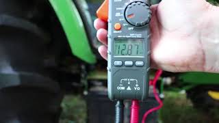 Broken Starter On A John Deere 5065E Testing A Starter [upl. by Netsud]