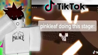 PinkLeaf Loses Brain Cells By Watching Tower Of Hell TIKTOKS [upl. by Cerracchio]