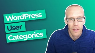 How to add categories to WordPress users [upl. by Niala]