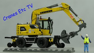 NZG Liebherr A 922 Road  Rail Excavator by Cranes Etc TV [upl. by Atsok]