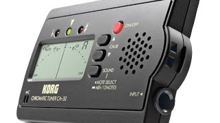 KORG CA30 Guitar Tuner Demo [upl. by Gahan]