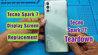 Tecno Spark 7 Broken Display Screen Replacement  Being Restored [upl. by Ylellan]