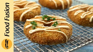 Crispy Potato Donuts Recipe By Food Fusion Ramzan Special Recipe [upl. by Namzaj]