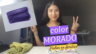 Cómo hacer color MORADO Super facil [upl. by Nyleve820]