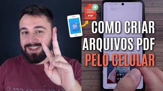 COMO CRIAR UM ARQUIVO PDF PELO CELULAR [upl. by Jarret523]