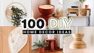 100 DIY HOME DECOR IDEAS  HACKS You Actually Want To Make ✨ Full Tutorials [upl. by Amalita633]