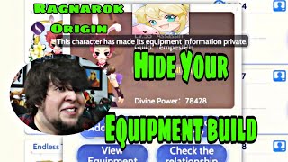 HOW TO HIDE EQUIPMENTS IN RAGNAROK ORIGIN ragnarokorigin [upl. by Dougall]