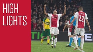 Highlights Ajax  Fortuna Sittard [upl. by Kassity471]