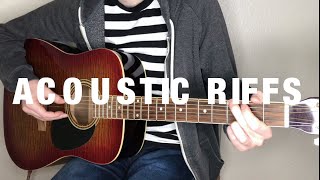 12 Legendary Acoustic RiffsSongs [upl. by Daphene829]