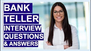 BANK TELLER Interview Questions And Answers [upl. by Hodge]