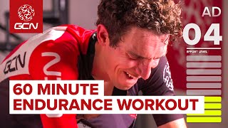 Indoor Cycling Workout  60 Minute Endurance Intervals Fitness Training [upl. by Elleinahc]