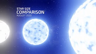 Star size comparison 2020 updated [upl. by Notsruht16]