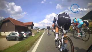 inCycle video Inside the sprint finish on stage 5 of the Tour de Suisse [upl. by Adnovahs418]