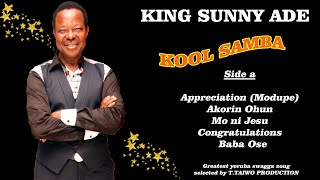 KING SUNNY ADEAPPRECIATION KOOL SAMBA ALBUM [upl. by Hctim194]