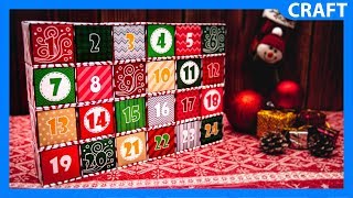 DIY Advent Calendar Tutorial  Christmas Calendar [upl. by Suirrad]