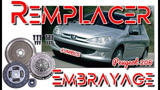 🔩🛠Changer un embrayage sur Peugeot 206🛠🔩 [upl. by Rihana]