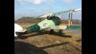 Nieuport 28 flight test part 2avi [upl. by Eetnod]