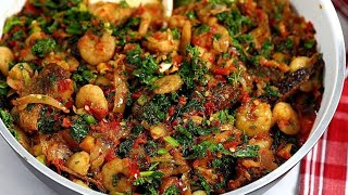 Perfect Nigerian Vegetable Stew  Vegetable Sauce [upl. by Homere]