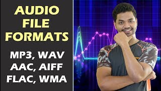 Audio File Formats  MP3 AAC AIFF WAV FLAC WMA Explained [upl. by Ikilisav]