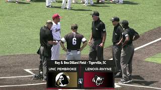 4 LenoirRhyne vs 5 UNC Pembroke  2022 NCAA Division II Southeast Regional 1 Tournament [upl. by Rocca]