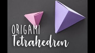 Origami Tetrahedron [upl. by Arim]