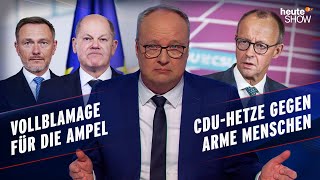 60MillardenLoch im Haushalt  Streit ums Bürgergeld  heuteshow vom 24112023 [upl. by Ordisy]