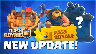 Clash Royale July Update Reveal Season 1 Gameplay  Pass Royale  New Card  TV Royale [upl. by Og]