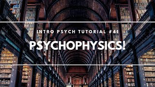 Psychophysics Intro Psych Tutorial 41 [upl. by Hauge58]