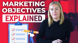 Marketing Objectives Explained  10 Examples [upl. by Platto]