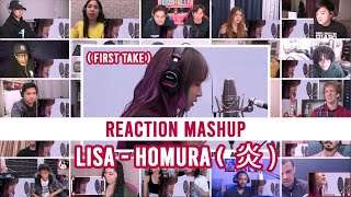 Lisa  Homura FIRST TAKE  REACTION MASHUP [upl. by Halford250]