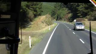 Intercity bus from Auckland to Wellington New Zealand [upl. by Jacquelynn]