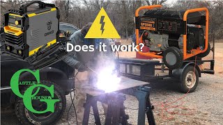 Running the Deko Pro Welder off a Generator [upl. by Annoed972]