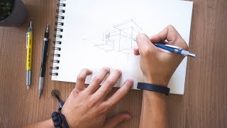 Top 6 Architecture Sketching Techniques [upl. by Manda727]