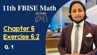 11th Class Math  Ch 6 Sequences amp Series  Exercise 62 Question No 1 [upl. by Eniamert]