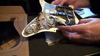 Replacing A Stratocaster Loaded Pickguard [upl. by Ecirum135]