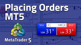 How to Place Orders on MetaTrader 5 [upl. by Eedrahc347]